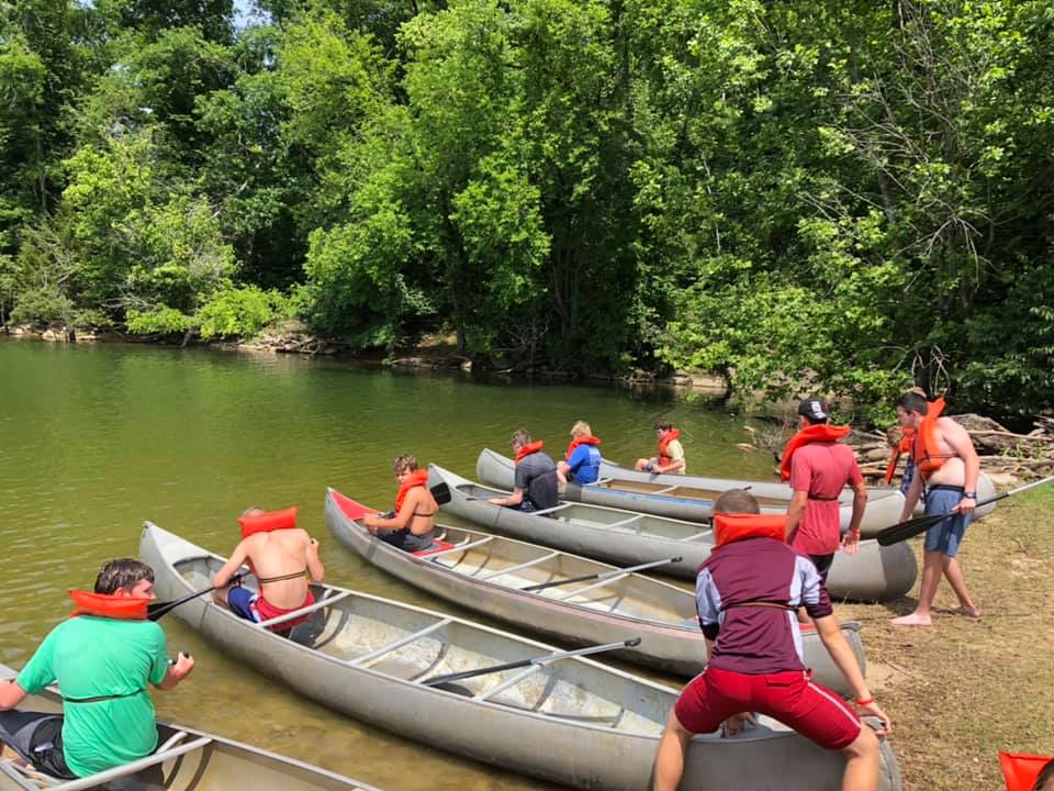 The Troop Canoe Race